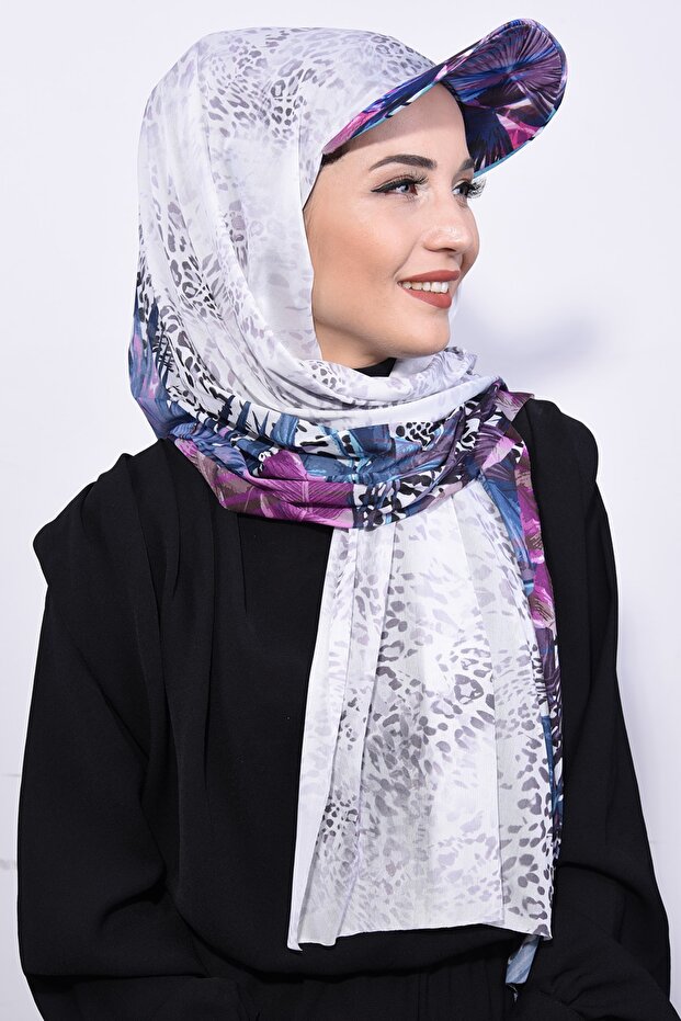 Hat Patterned Shawl Batik Pattern - 3