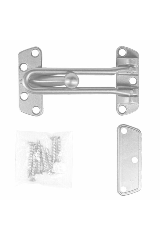 Kapı Emniyet Mandalı Ahşap - Çelik Kapı Emniyet Kelepçesi - 4