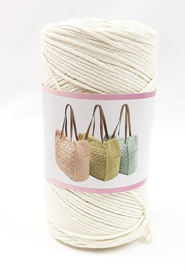 Cream Macrame Yarn – Knitting Yarn