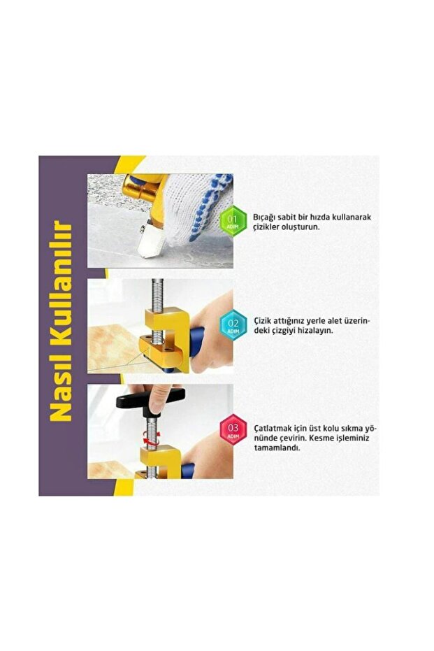 Aluminum Alloy Glass Tile Ceramic Cutter Glass Cutting Tool - 2