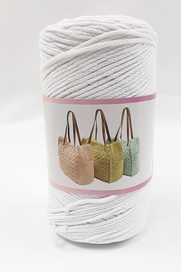 White Macrame Thread – Knitting Thread - 2