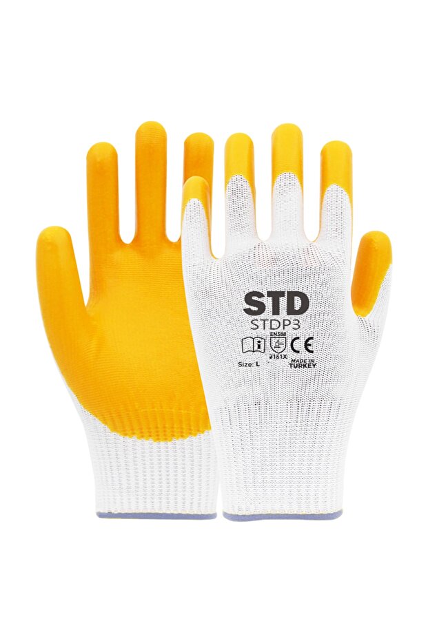 Beybi Nitril Kaplama Örme Iş Eldiveni En388 - 1