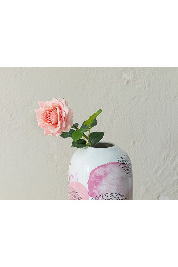 Canker Bloom Kumaş Tek Dal Yapay Çiçek 45 Cm Yavruağzı - 2