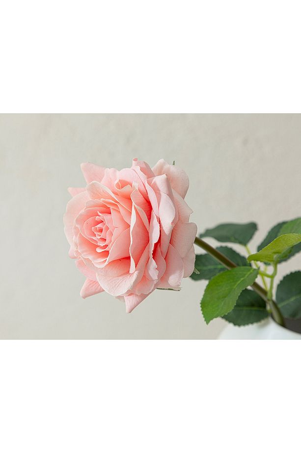 Canker Bloom Kumaş Tek Dal Yapay Çiçek 45 Cm Yavruağzı - 3