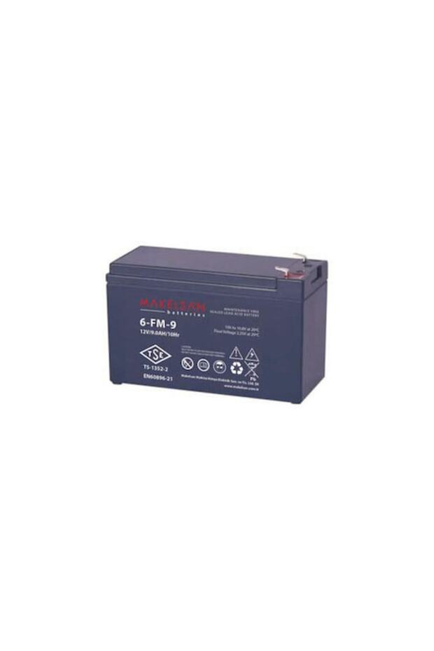 12v 9ah Bakımsız Kuru Akü - 1