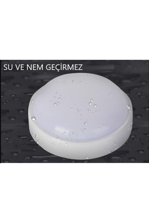 Balcony Lamp Artos 15W White Case Round Bathroom Lamp 6400K White Led Light Terrace Ceiling Lamp