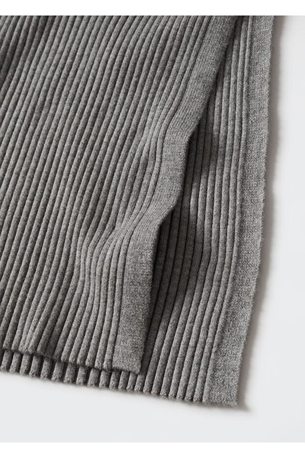 Fiyonklu Örgü Elbise - 7