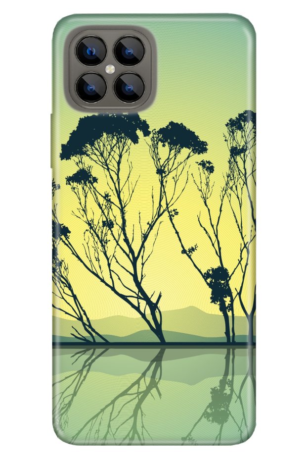 X600 Compatible Case Silicone Tioserisi Patterned Illustrated - Sunset Amazon