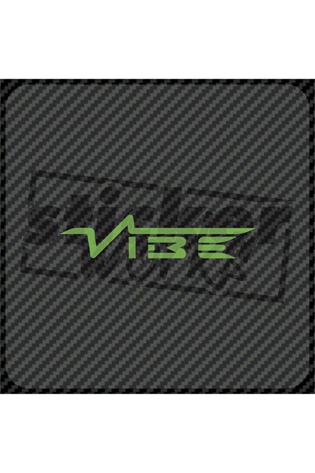 ملصق Vibe للزجاج الأمامي