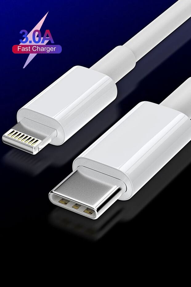 Şarj Kablosu Iphone Şarj Kablosu Lightning Type-c Data Aktarım Hızlı Şarj - 1