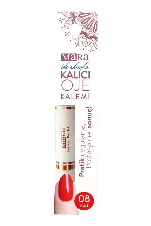 Tek Adımda Kalıcı Oje Kalemi 08 Red - 1