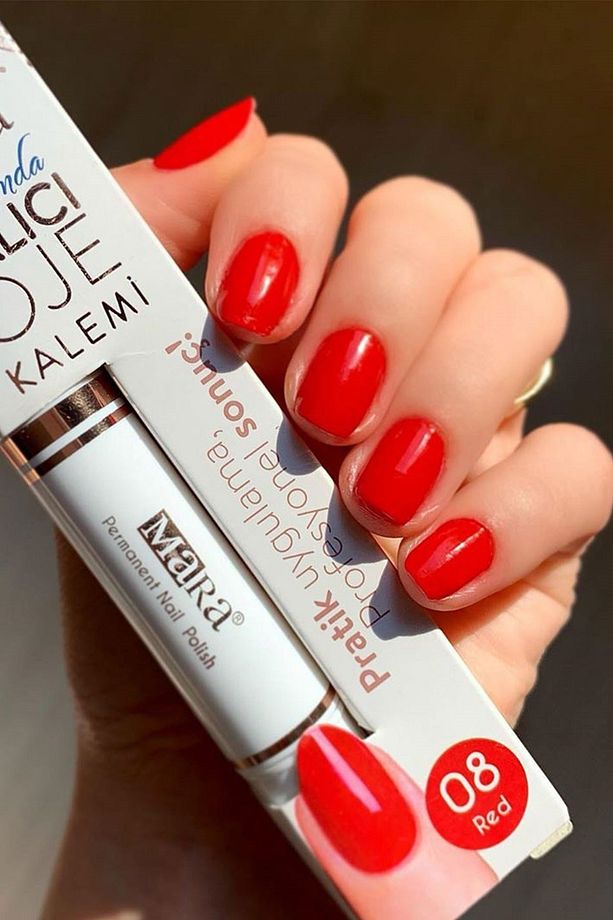 Tek Adımda Kalıcı Oje Kalemi 08 Red - 3