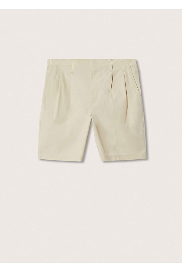 Pilili Pamuklu Bermuda Şort - 3