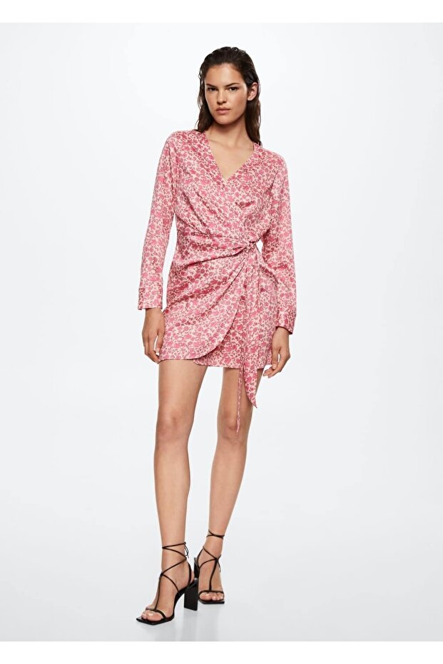 Çiçek Desenli Elbise - 2