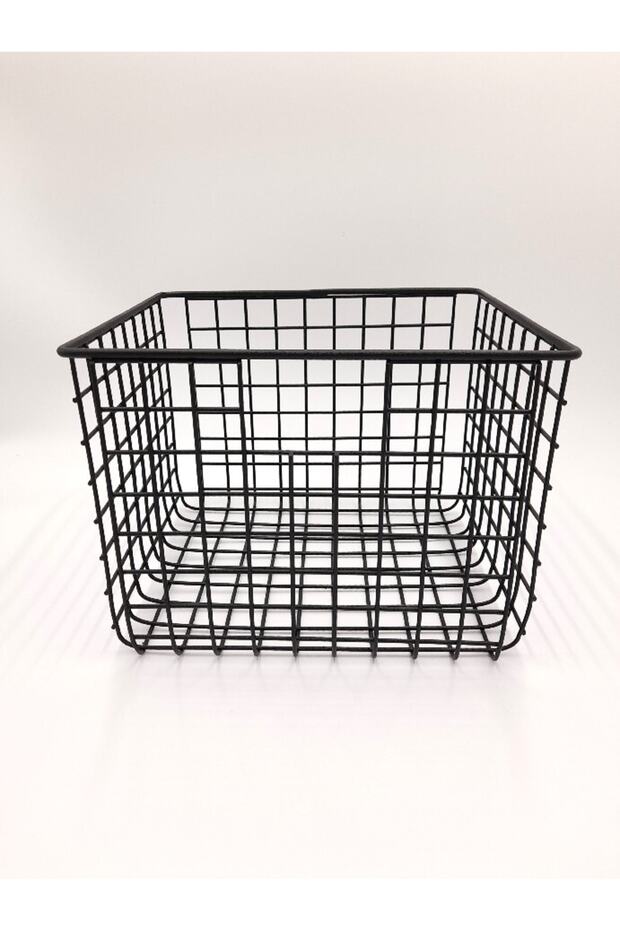 Çok Amaçlı Yeni Dekoratif Sepet – Siyah 25 X 23 X 20 Cm - 1