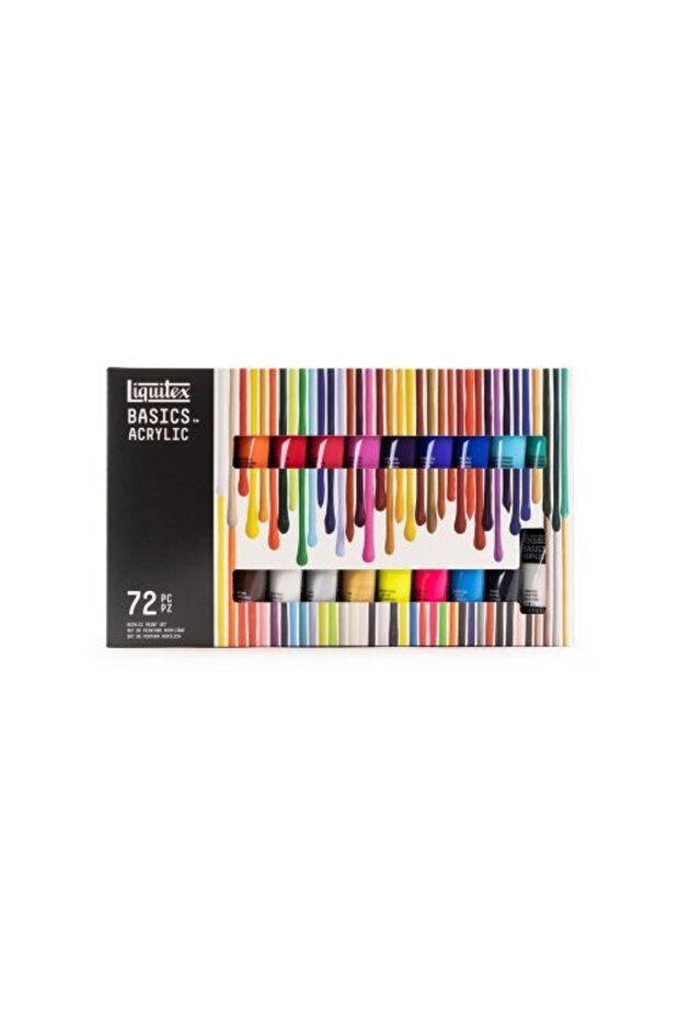 : Basics Akrilik Boya Seti : 72 Renk X 22 Ml Tüp - 1