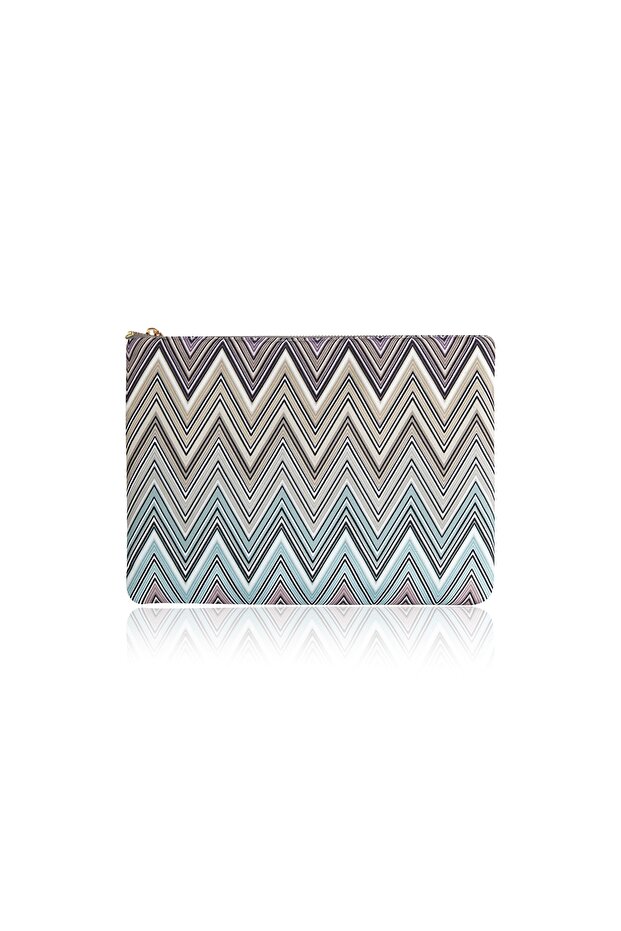 Zigzag Clutch Çanta - 1