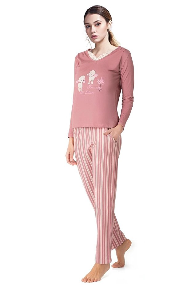 Bayan Pijama Takımı - 4