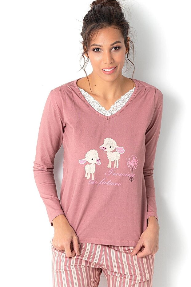 Bayan Pijama Takımı - 5