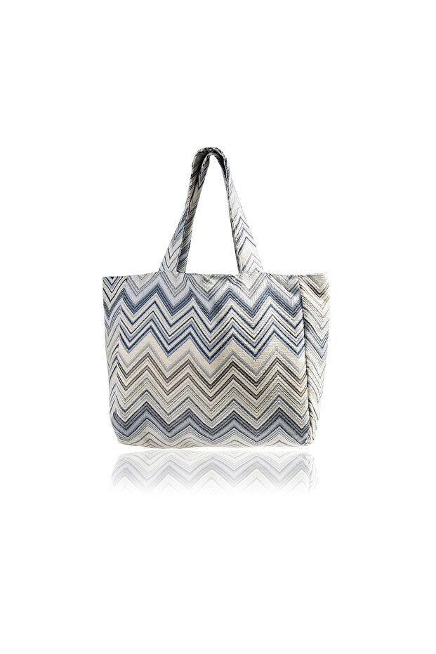 حقيبة شاطئ متعرجة - 1