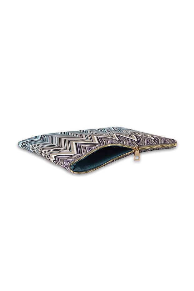 Zigzag Clutch Çanta - 2