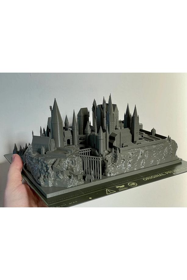 Hogwarts Cadılık Ve Büyücülük Okulu Harry Potter Maket Biblo (büyük Boy) - 1