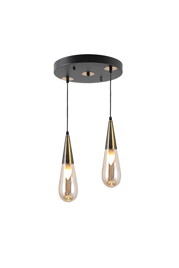 Tt023-2y-sy-esk Eskitme 2 Li Damla Modeli Yuvarlak Avize - 2
