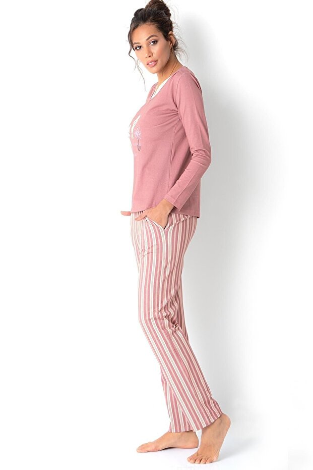 Bayan Pijama Takımı - 8