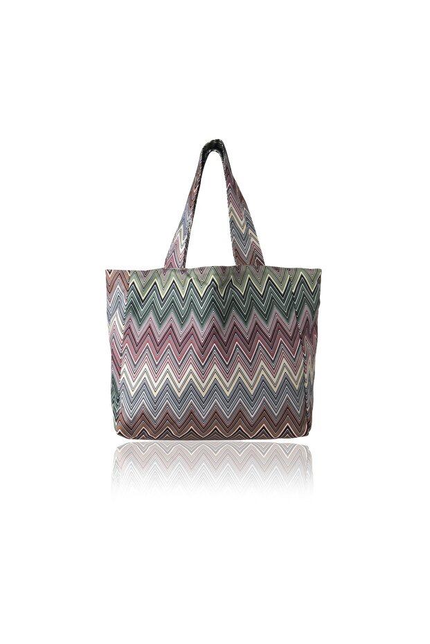 حقيبة شاطئ متعرجة - 1