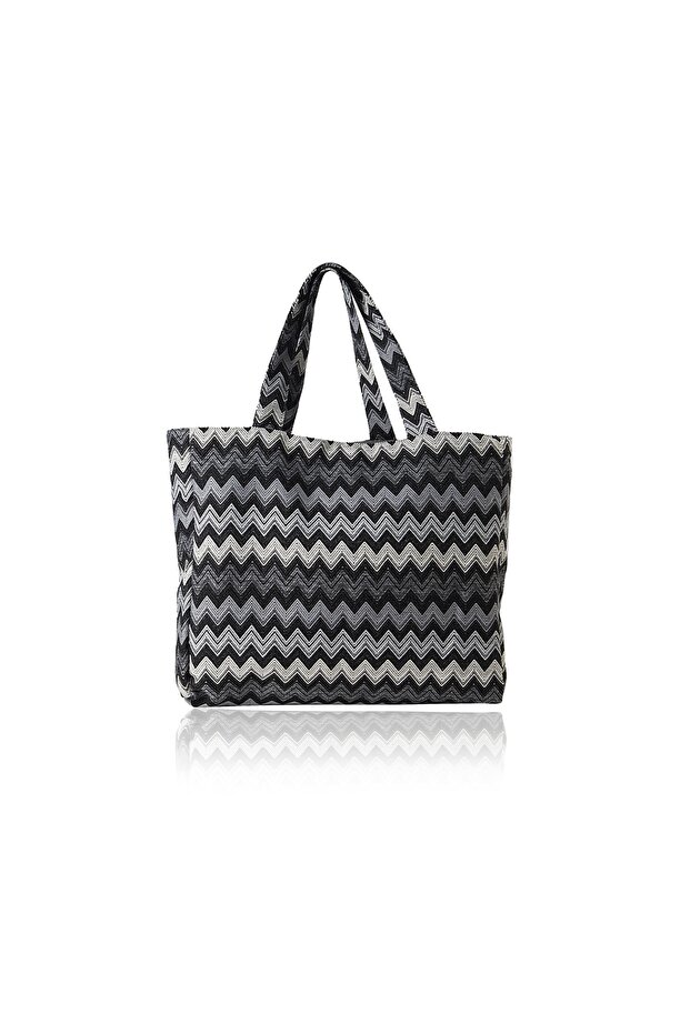 حقيبة شاطئ متعرجة - 1