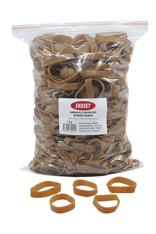 65x10mm Wide Rubber Pack Pack Packing Tire 1kg