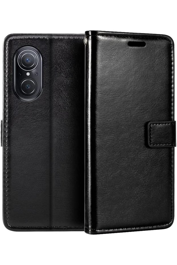 Nova 9 Se Case Wallet Stand Card Compartment Magnetic Faux Leather Luxury Fashion Cover