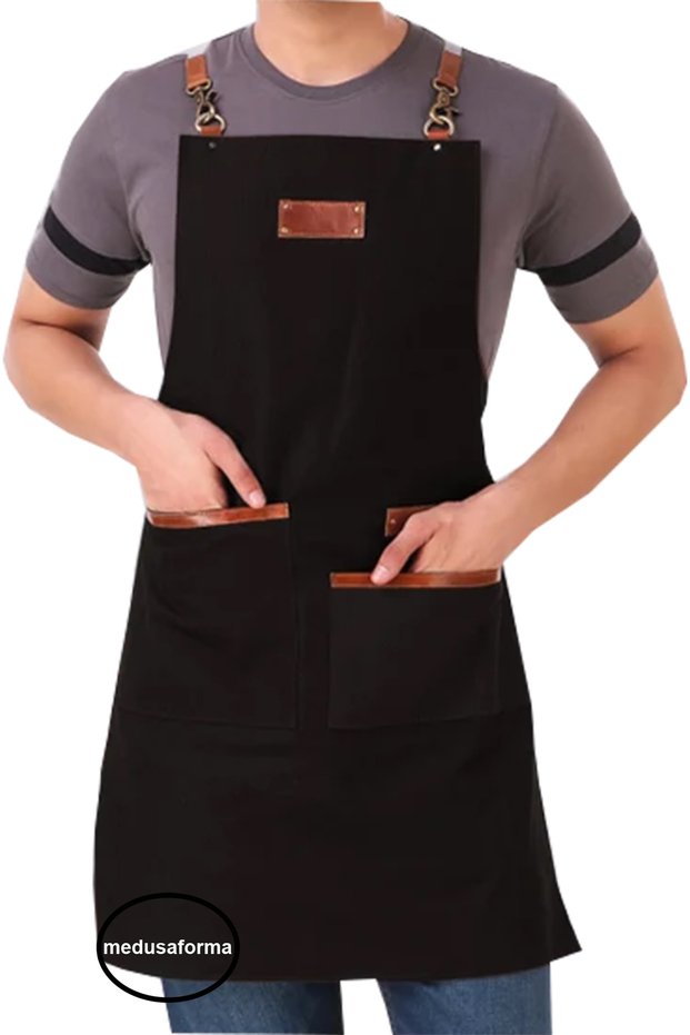 Cross Strap Kitchen Apron Master Chef Cafe Restaurant Chef Cafe Waiter Cook Hairdresser Barista Apron