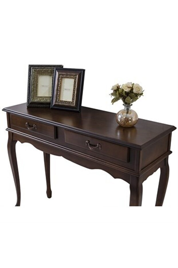 Klasik Ceviz Çift Çekmeceli Dresuar - 2