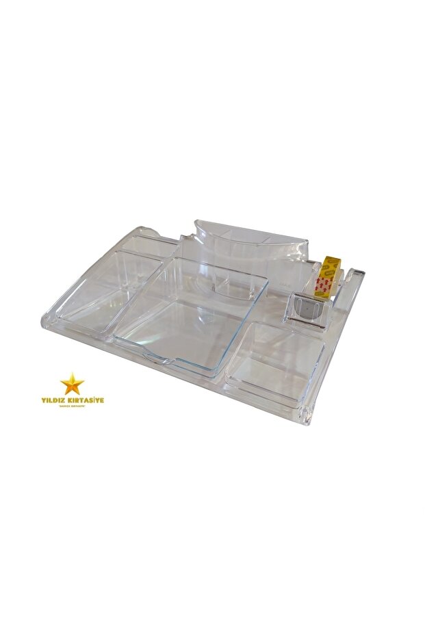 Trendy Aüstü Organizer with Tape Cutter Transparent 812 (Tape Gift)