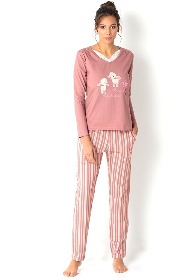 Bayan Pijama Takımı - 6
