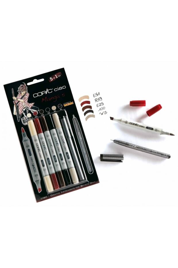 Ciao Marker Kalemi 5+1 Set - Manga 5 - 1