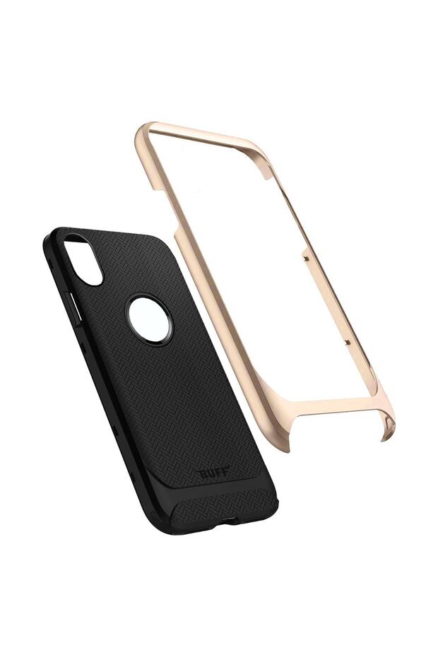 Buff Iphone X New Armor Kılıf Gold - 2