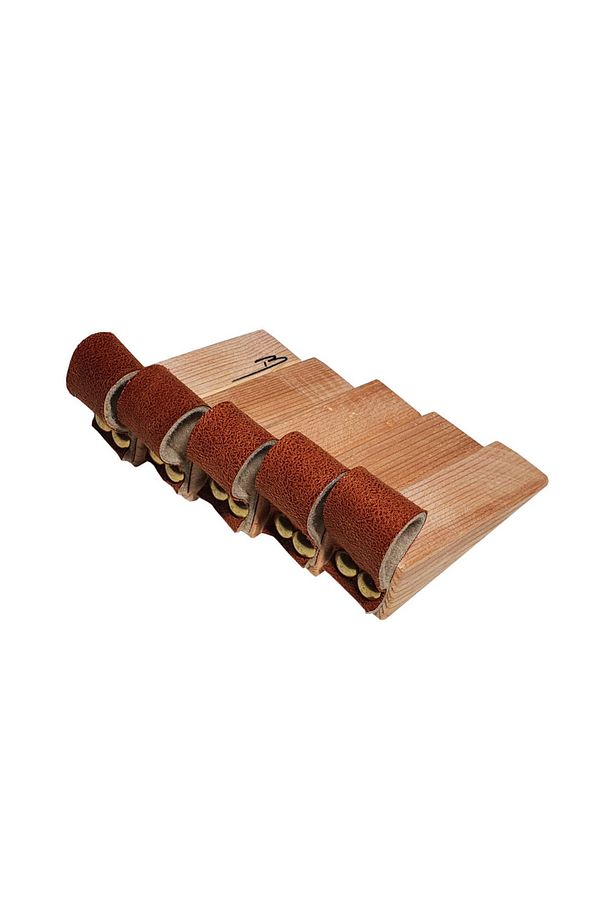 Taba Camel Deri Kapı Altlığı Kapı Stoperi Stopper Kapı Durdurucu (5li Paket) - 4
