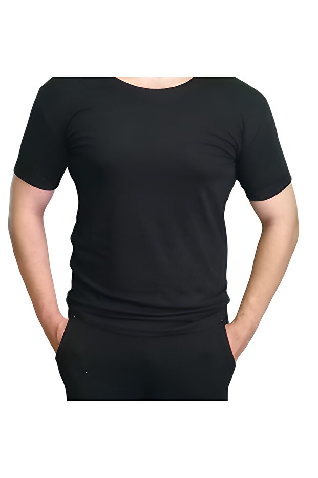 Basic Crew Neck T-shirt - 1