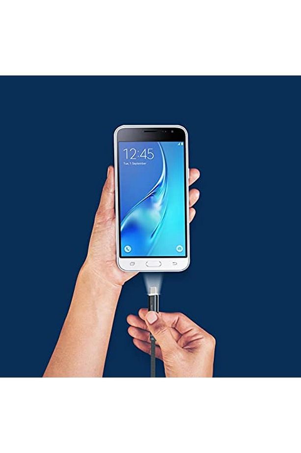 Psm26 1.2 Metre Type-c (android Ve Diğer) Led Aydınlatmalı Şarj Ve Data Kablosu Siyah - 3