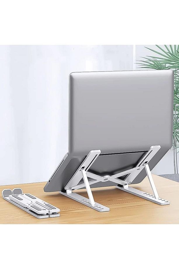 Kademeli Katlanabilir Notebook Laptop Alüminyum Standı - 1