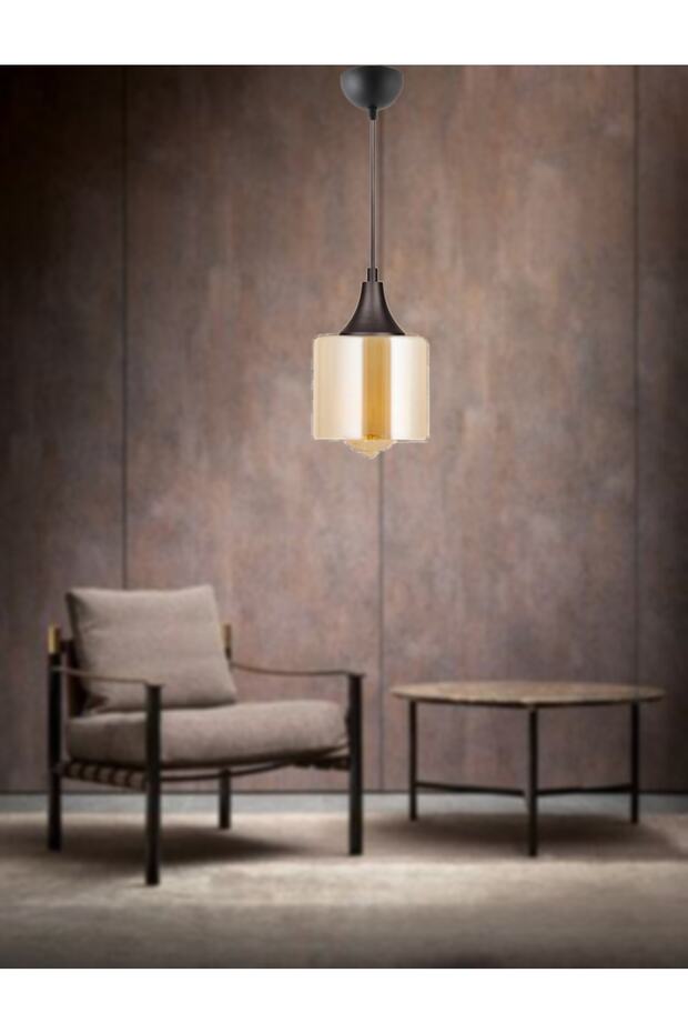 Tt029-1-sy-bal Mat Siyah - Bal Tekli Avize - 1