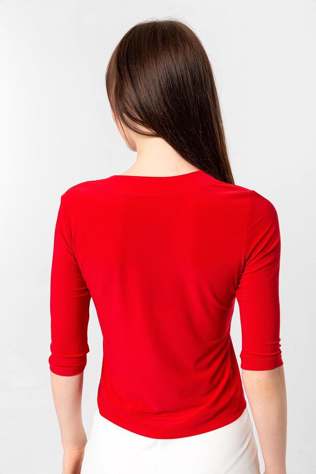 Kırmızı Mini Hırka - 6