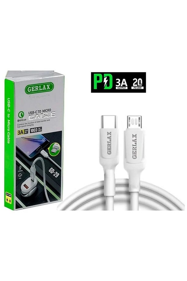 Type-c To Mikro Usb Kablosu,mikro Usb Macbook Pro Ve Android Cihazlar Için 1m Mikro Usb C Kablosu - 1
