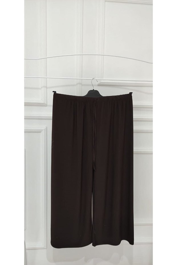 Women's Mother Elastic Waist Wide Leg Lycra Buzi Comfortable Trousers