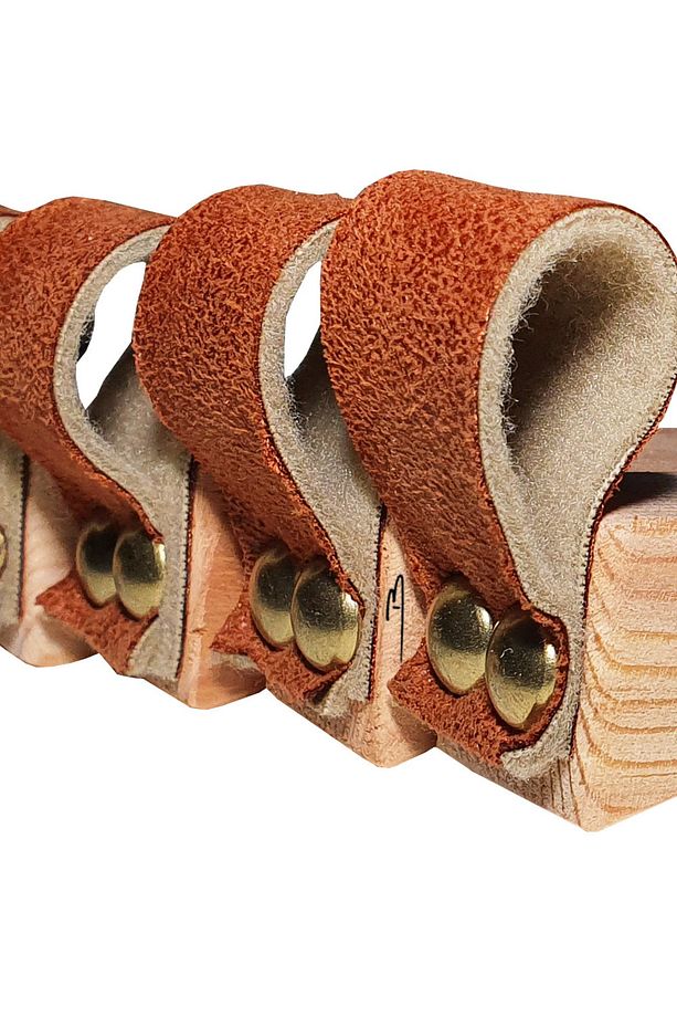 Taba Camel Deri Kapı Altlığı Kapı Stoperi Stopper Kapı Durdurucu (5li Paket) - 2