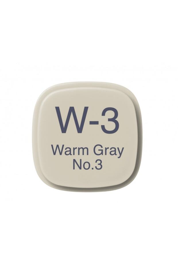 Marker Pen W-3 Warm Gray No.3