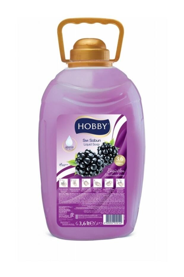 Hobby Sıvı Sabun Böğürtlen 3,6 Lt X 4 Adet - 1