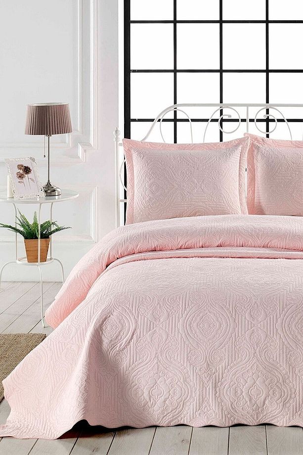 Örtüm Otantik Çift Kişilik Microfiber Kapitone Yatak Örtüsü - 2